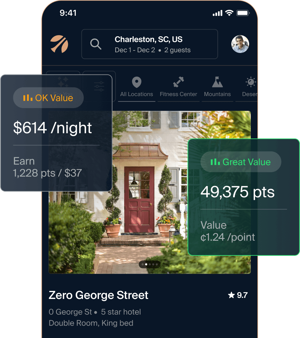 Gondola personalized search showing deal scores
