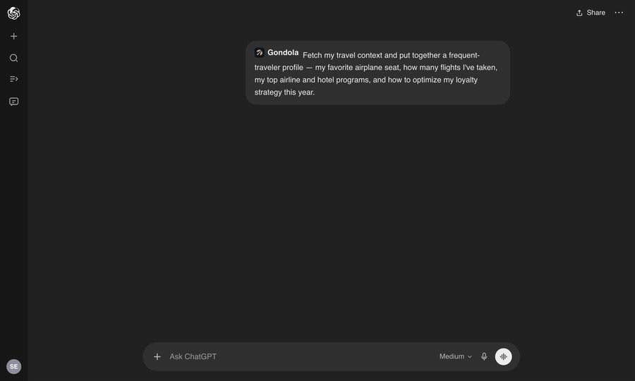 Gondola Is Now Live in the ChatGPT App Store